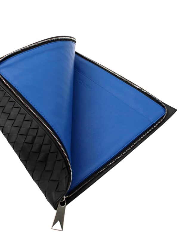Pochette Clutch Bottega Veneta in Pelle Nera