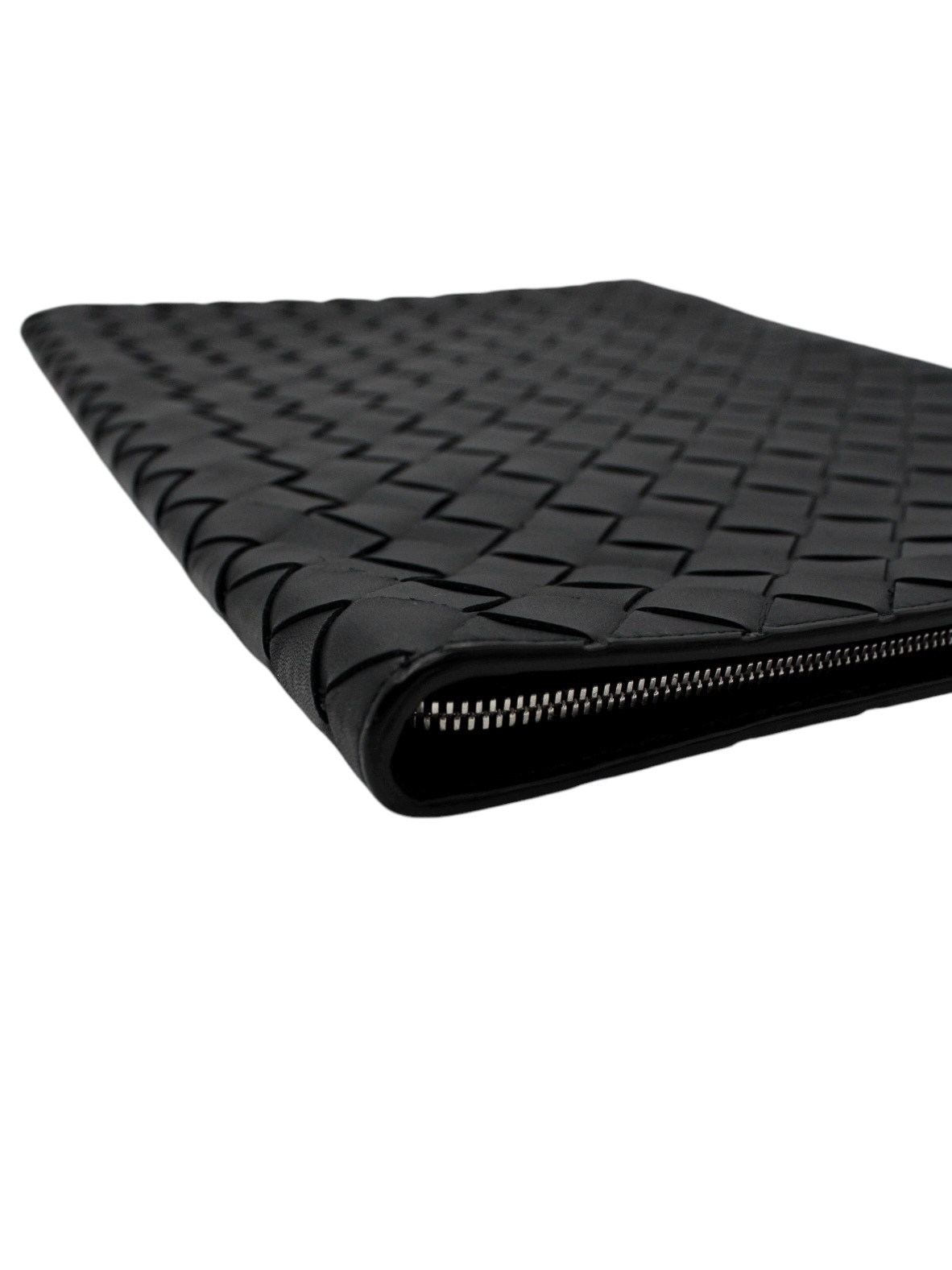 Pochette Clutch Bottega Veneta in Pelle Nera thumb