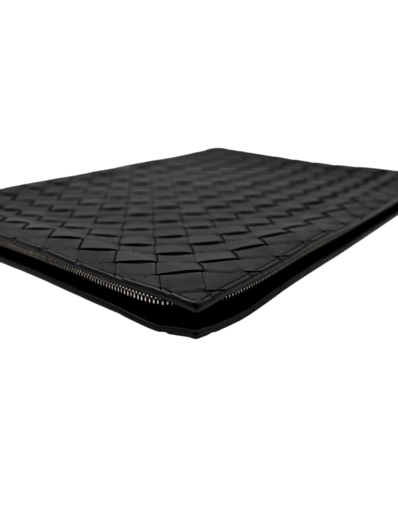 Pochette Clutch Bottega Veneta in Pelle Nera thumb
