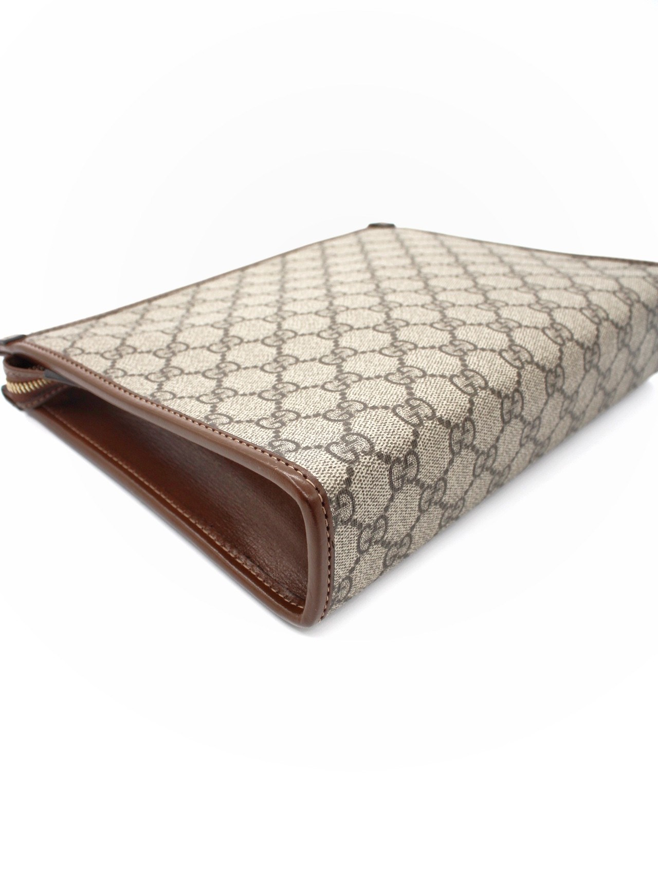 Pochette Gucci Clutch in Tessuto GG Supreme thumb