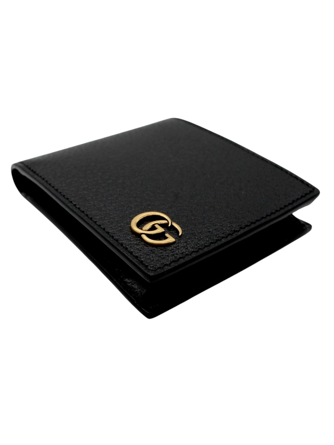 Portafoglio Gucci GG Marmont in Pelle Nero thumb