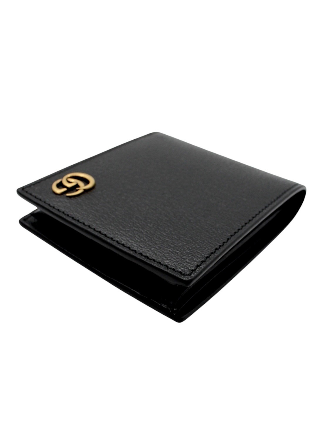 Portafoglio Gucci GG Marmont in Pelle Nero thumb