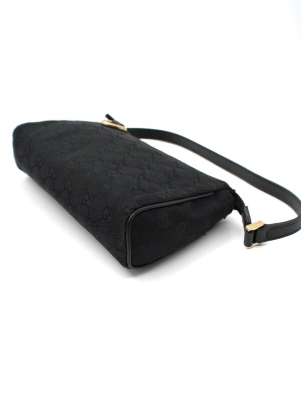 Pochette Gucci in tessuto e pelle