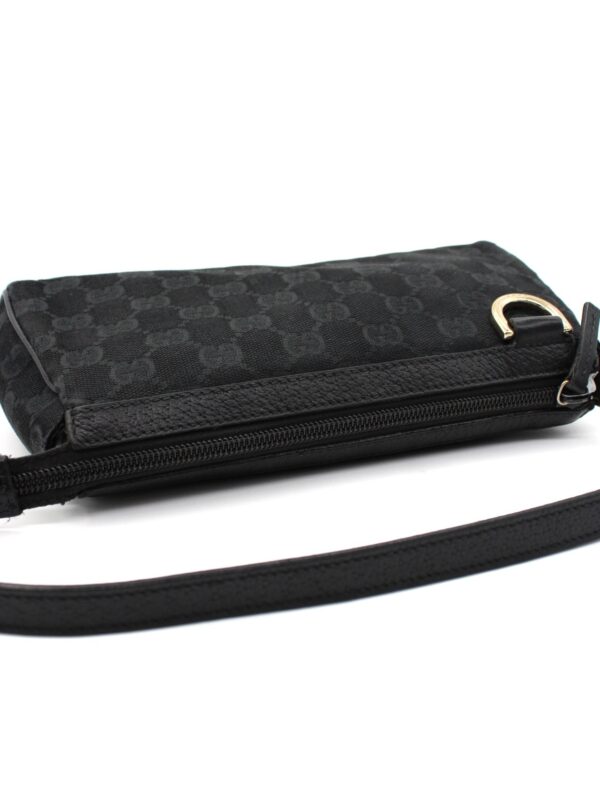 Pochette Gucci in tessuto e pelle