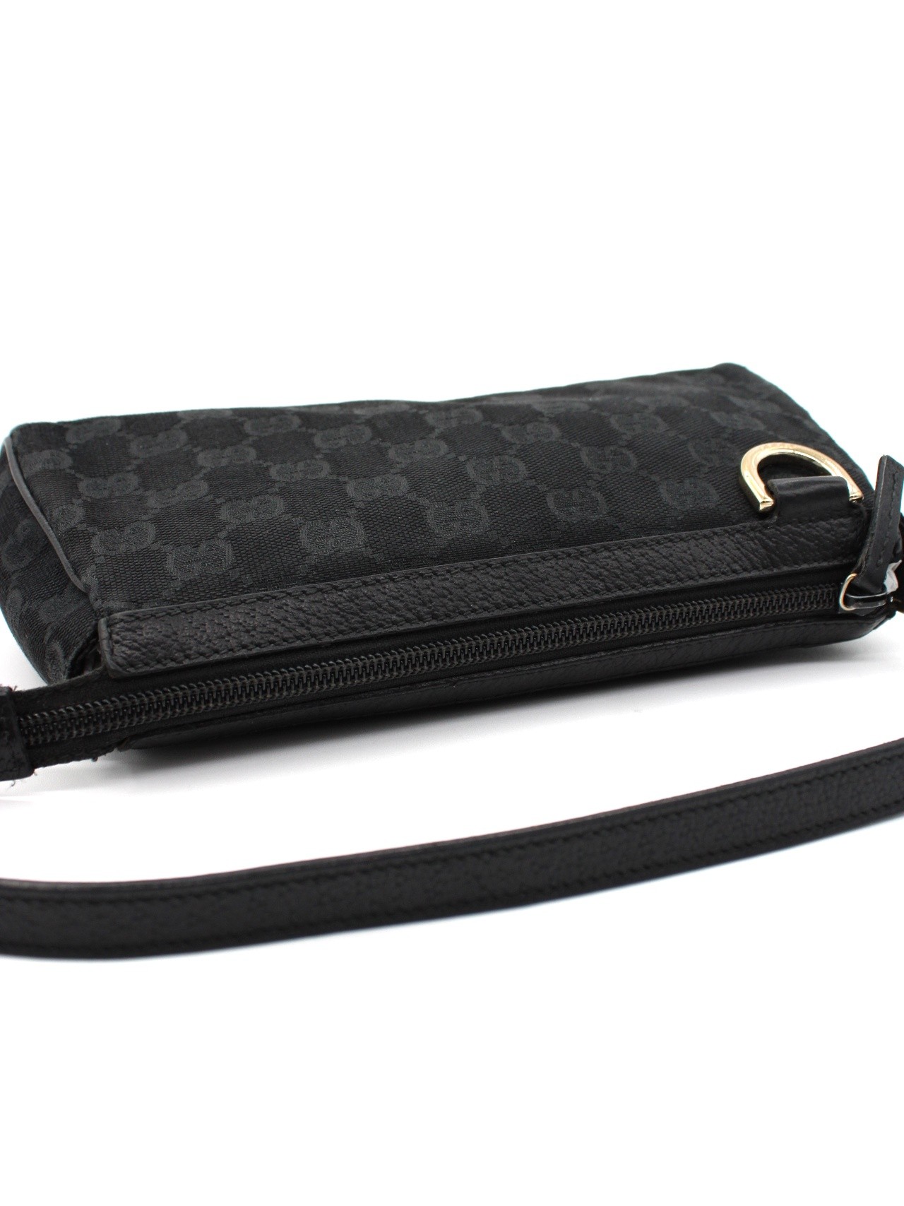 Pochette Gucci in tessuto e pelle thumb