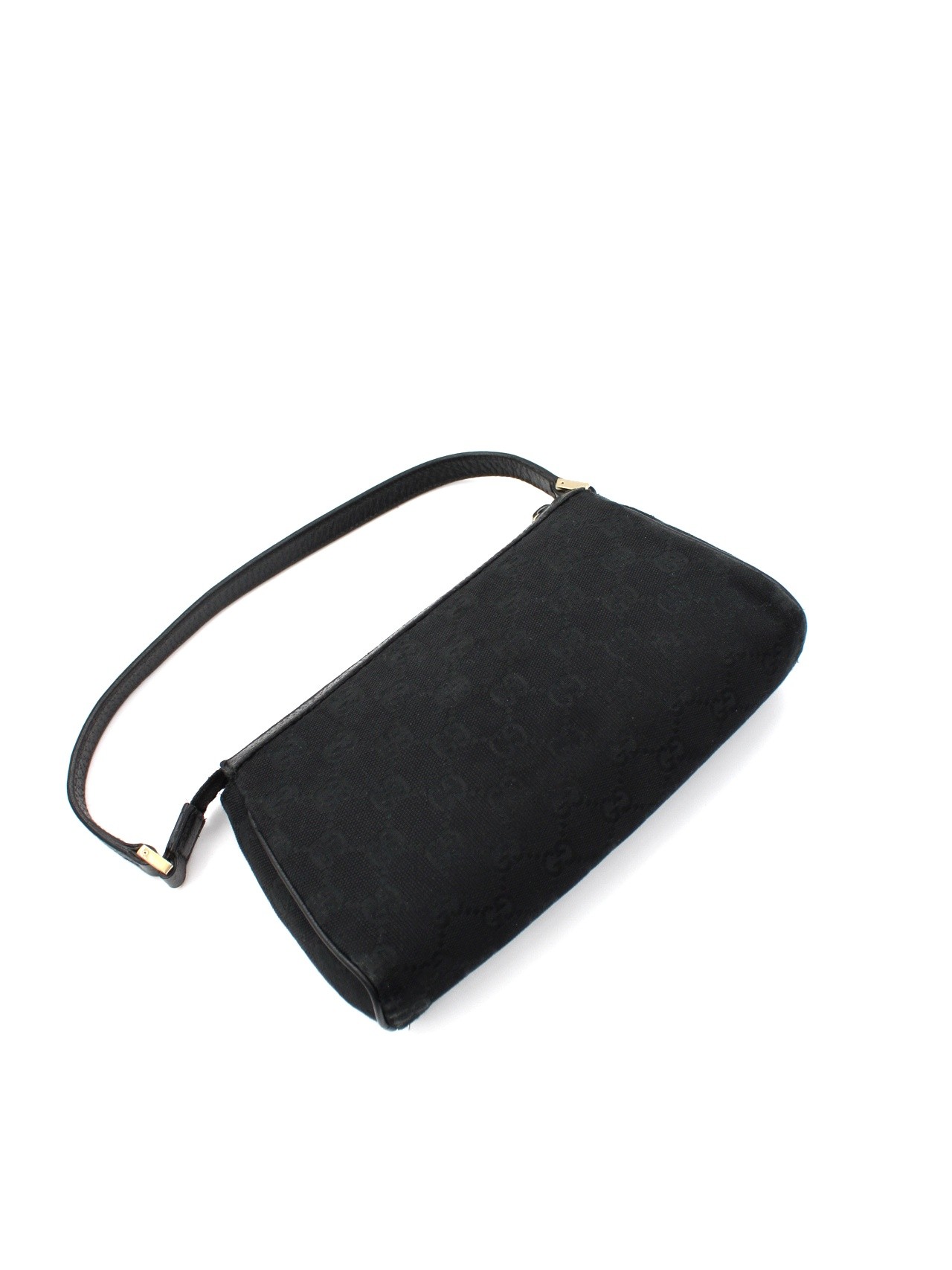 Pochette Gucci in tessuto e pelle thumb