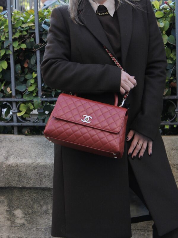 Saldo Per Cliente Borsa Chanel Top Handle misura grande