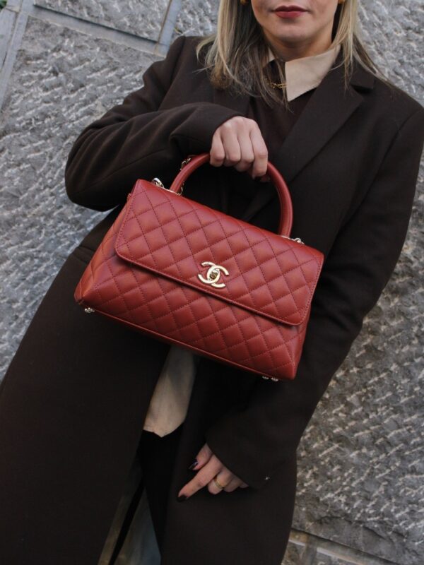 Saldo Per Cliente Borsa Chanel Top Handle misura grande