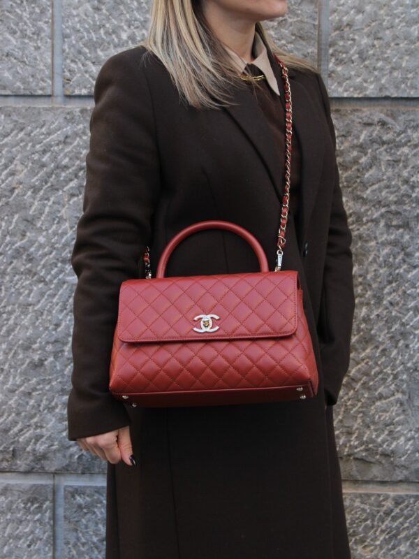 Saldo Per Cliente Borsa Chanel Top Handle misura grande