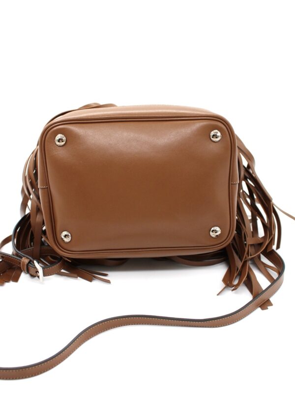 Borsa a secchiello Prada con frange
