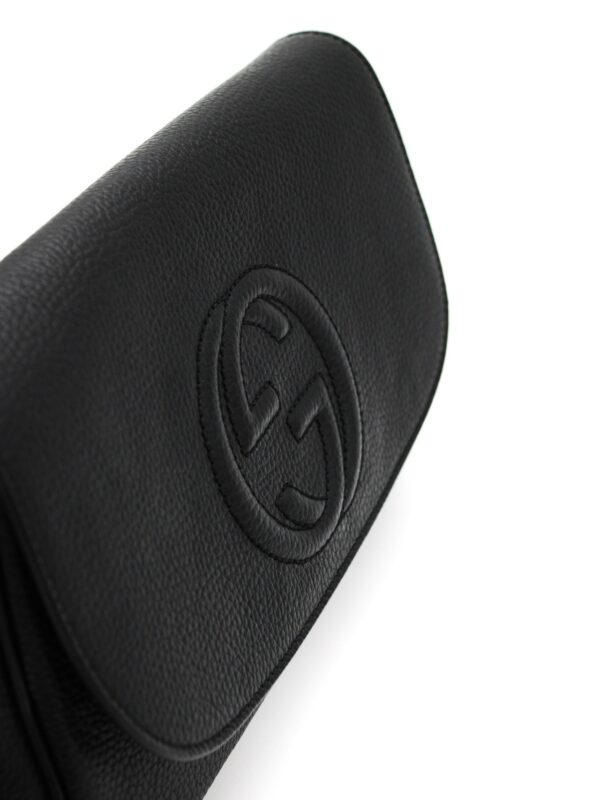 Tracolla Gucci Soho in pelle nera