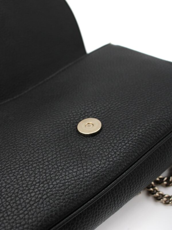 Tracolla Gucci Soho in pelle nera