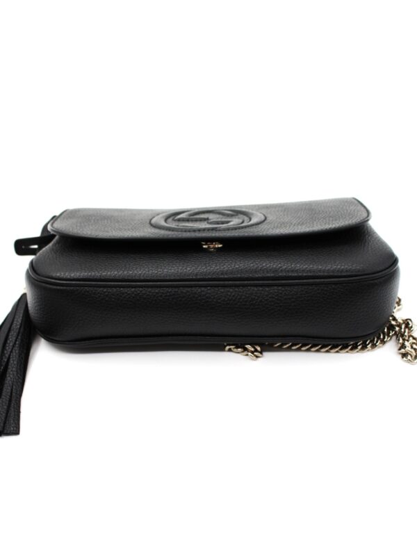 Tracolla Gucci Soho in pelle nera