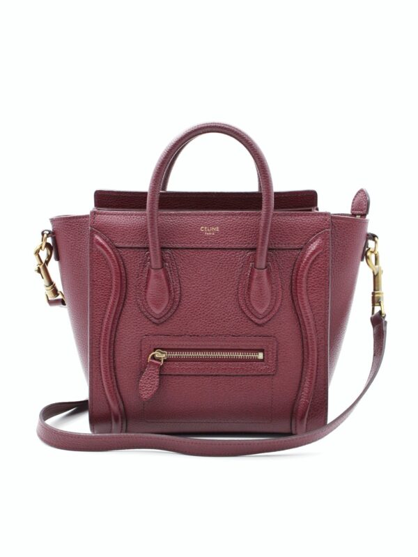 Borsa Celine Luggage Nano in pelle