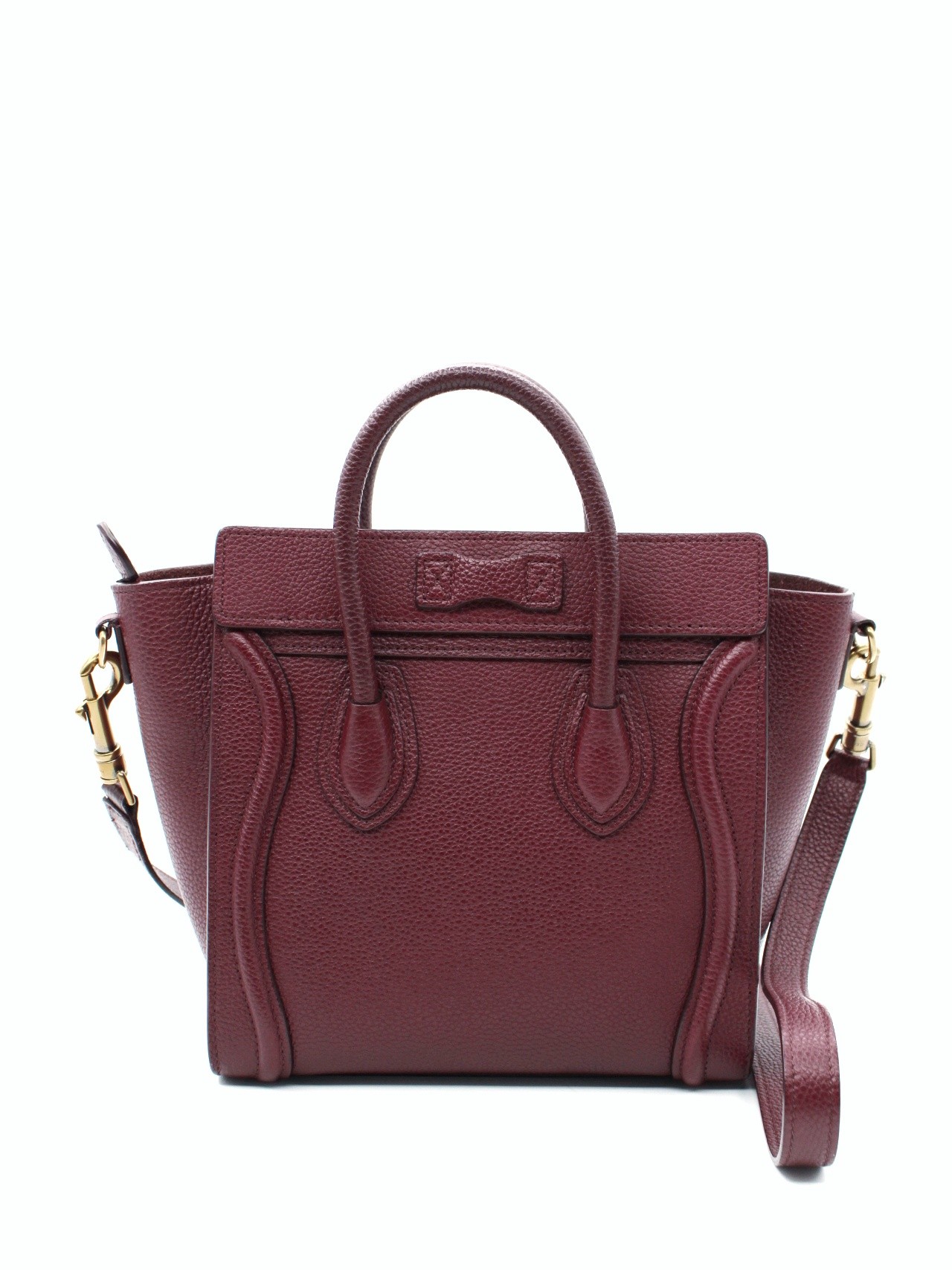 Borsa Celine Luggage Nano in pelle thumb