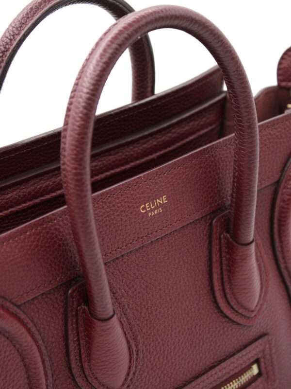 Borsa Celine Luggage Nano in pelle