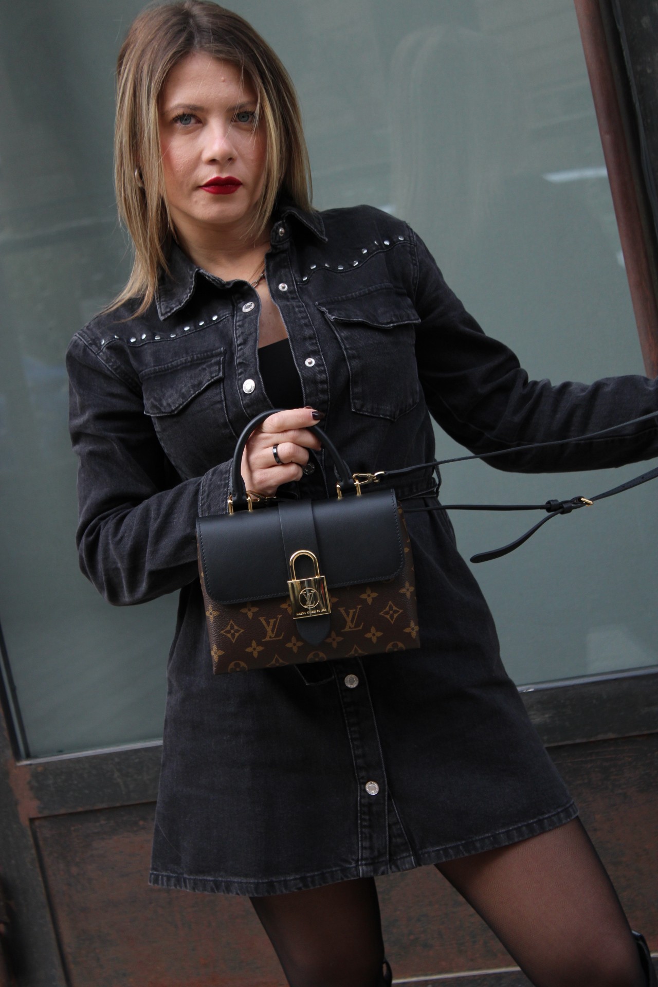 Borsa Louis Vuitton Locky BB in monogram thumb