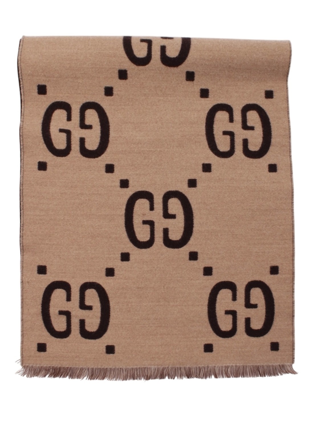Sciarpa Gucci Jumbo colore Beige e Marrone thumb