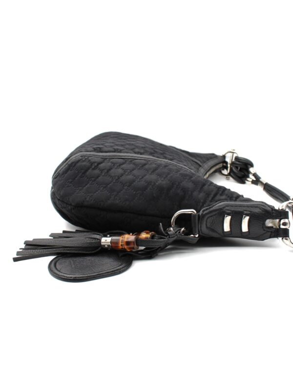 Borsa Gucci Bamboo in Neoprene Nero
