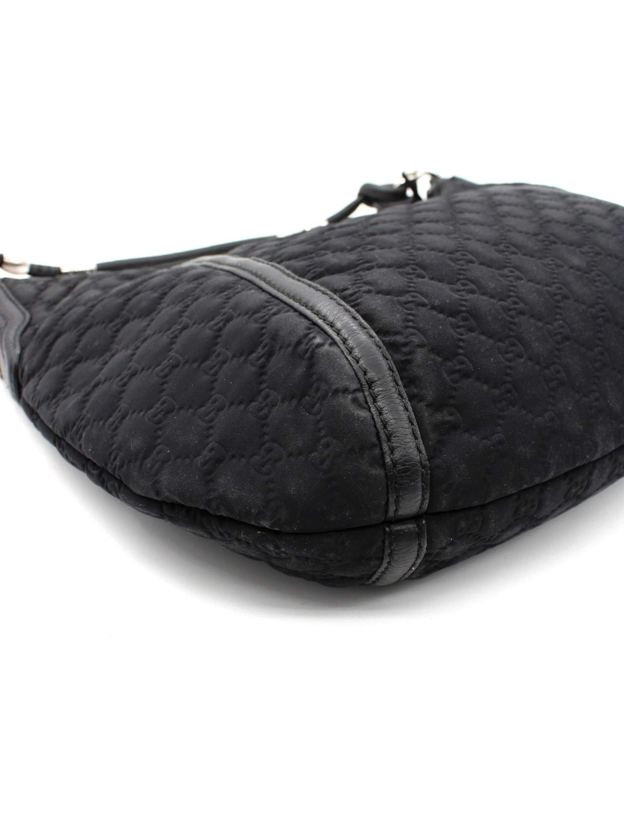 Borsa Gucci Bamboo in Neoprene Nero thumb