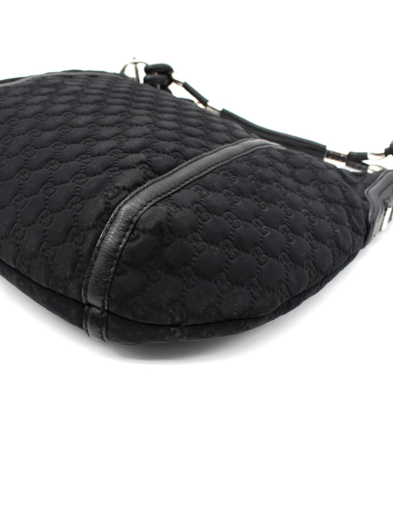 Borsa Gucci Bamboo in Neoprene Nero thumb
