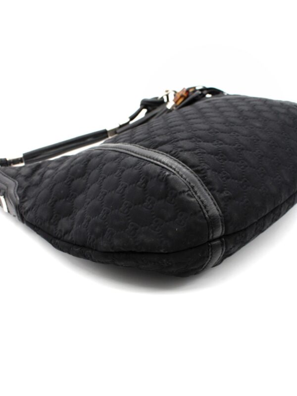 Borsa Gucci Bamboo in Neoprene Nero