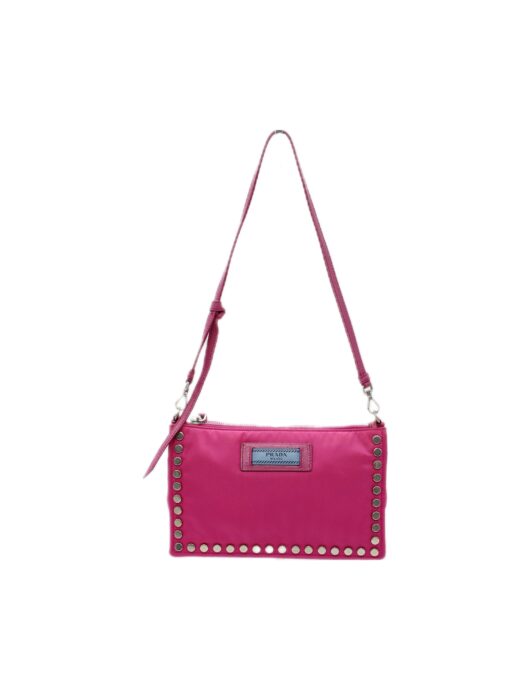 Borsa Prada a spalla fucsia astrale