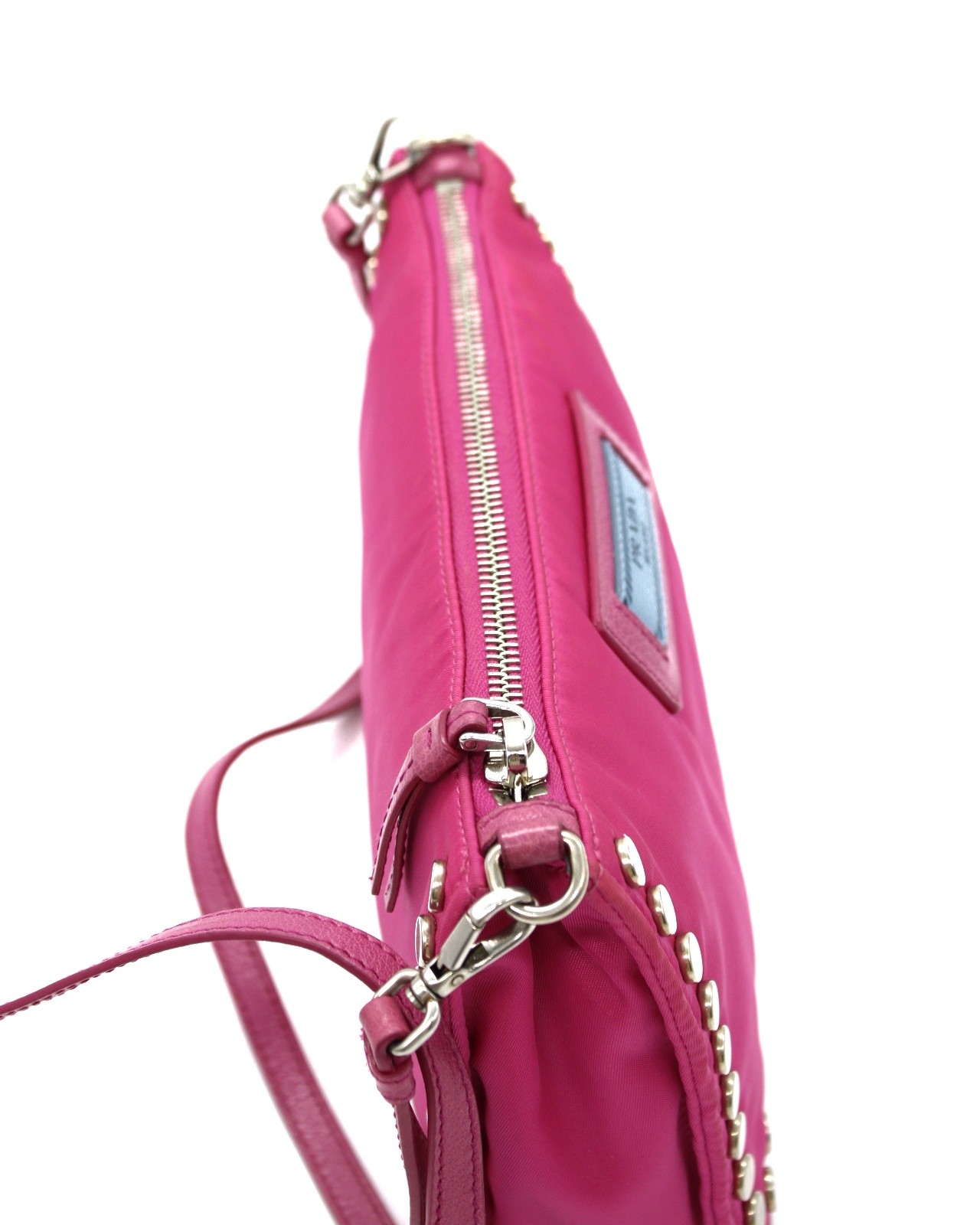 Borsa Prada a spalla fucsia astrale thumb