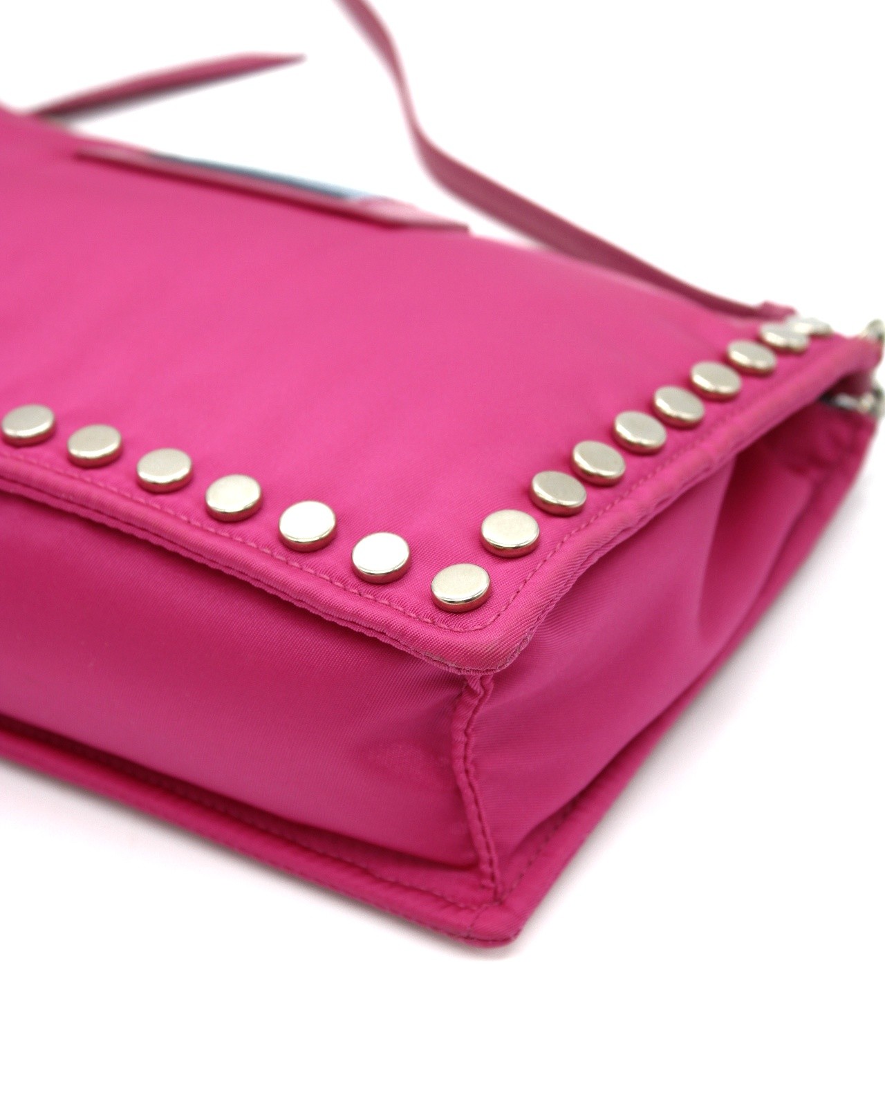 Borsa Prada a spalla fucsia astrale thumb