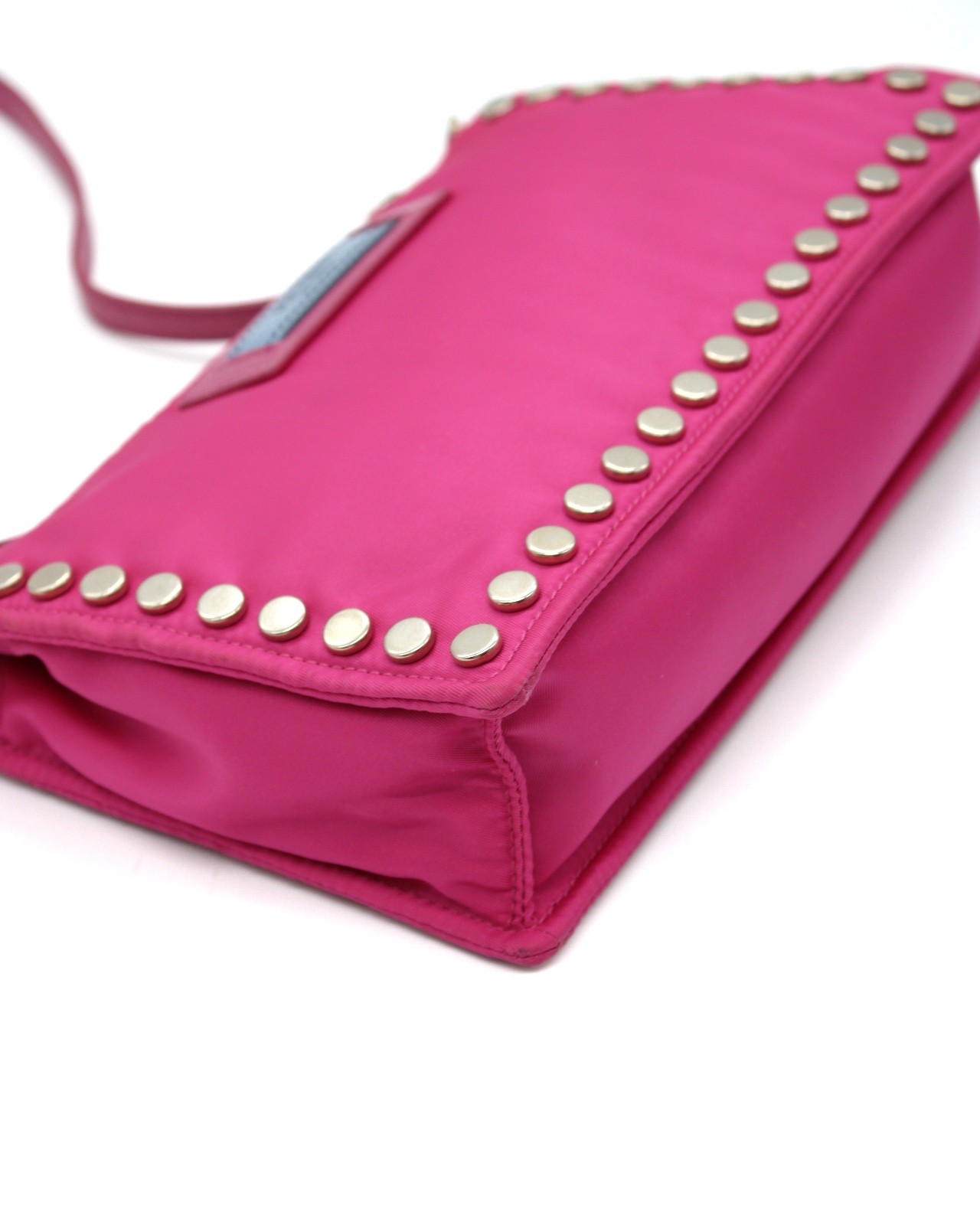 Borsa Prada a spalla fucsia astrale thumb