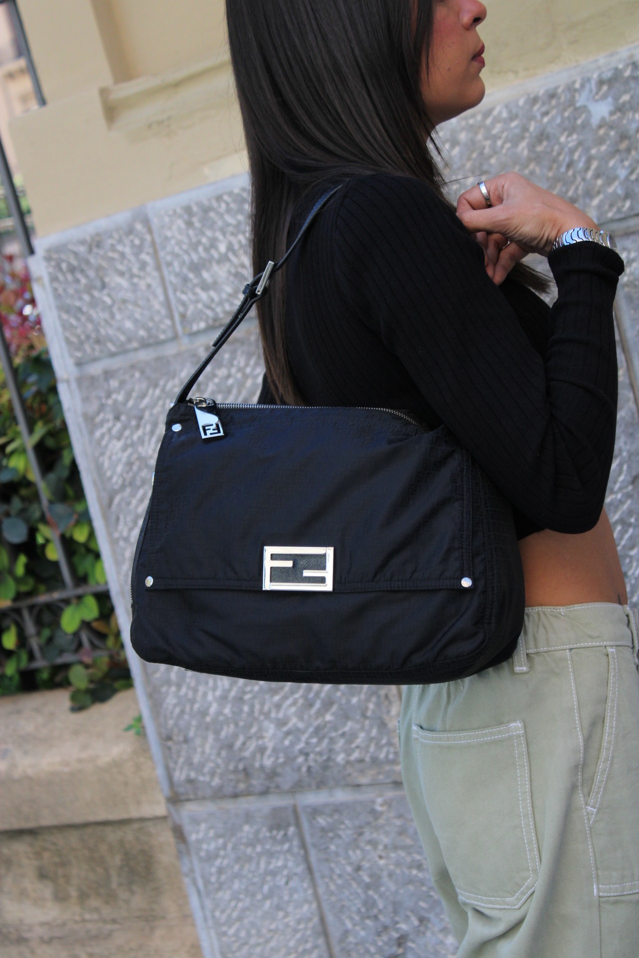 Borsa Fendi in Nylon FF thumb