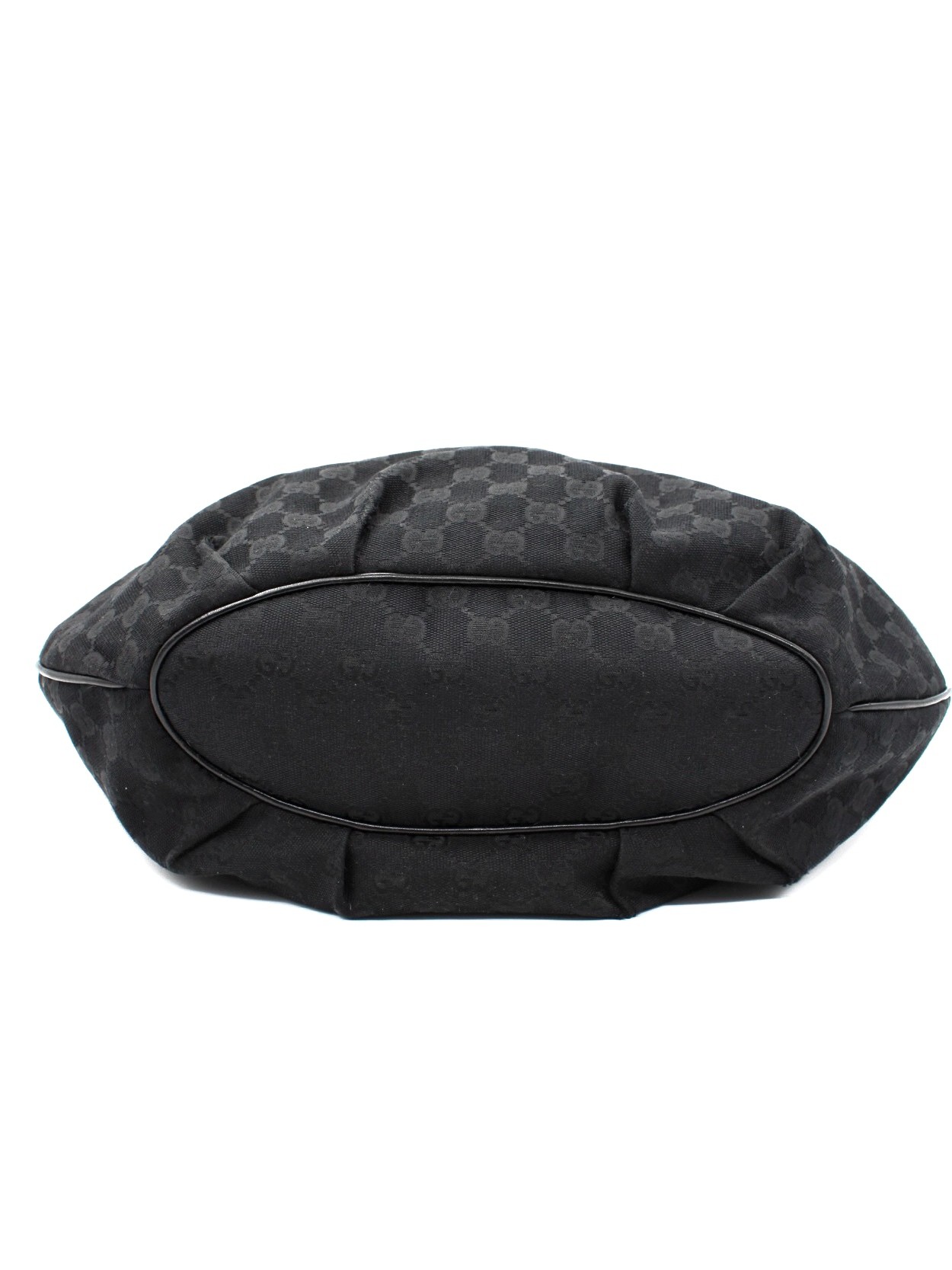 Borsa Gucci Hobo in Tessuto GG Nera thumb