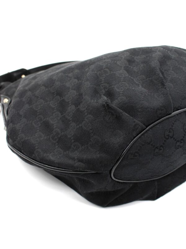 Borsa Gucci Hobo in Tessuto GG Nera