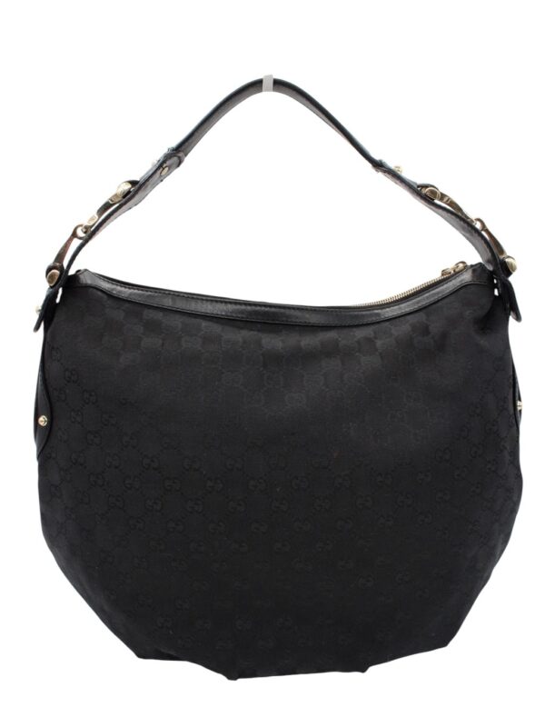 Borsa Gucci Hobo in Tessuto GG Nera