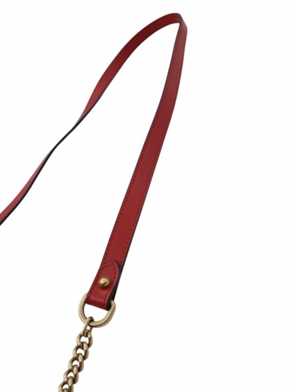 Borsa Gucci Mini Marmont in Pelle Rossa