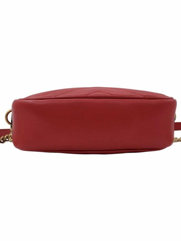 Borsa Gucci Mini Marmont in Pelle Rossa