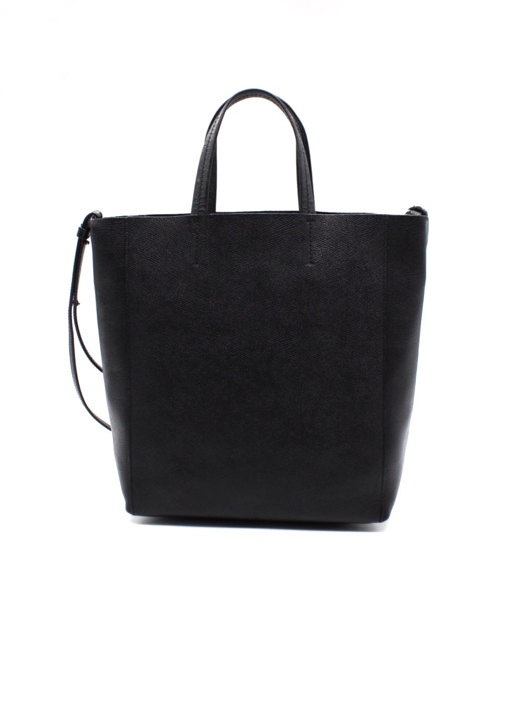Borsa Céline Cabas Vertical In Pelle Nera thumb