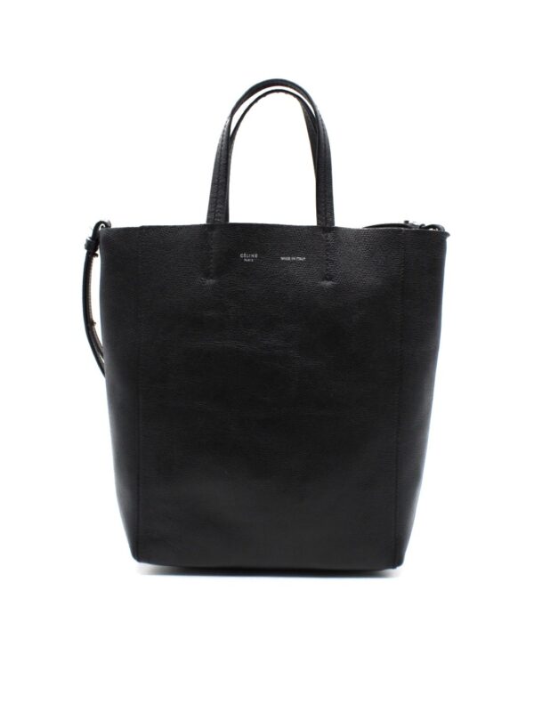 Borsa Céline Cabas Vertical In Pelle Nera