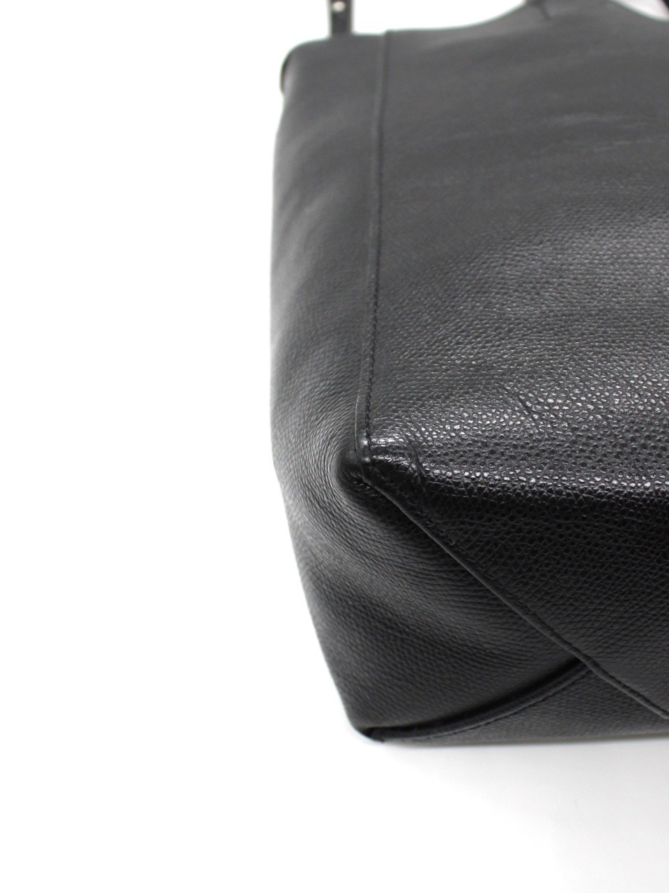 Borsa Céline Cabas Vertical In Pelle Nera thumb
