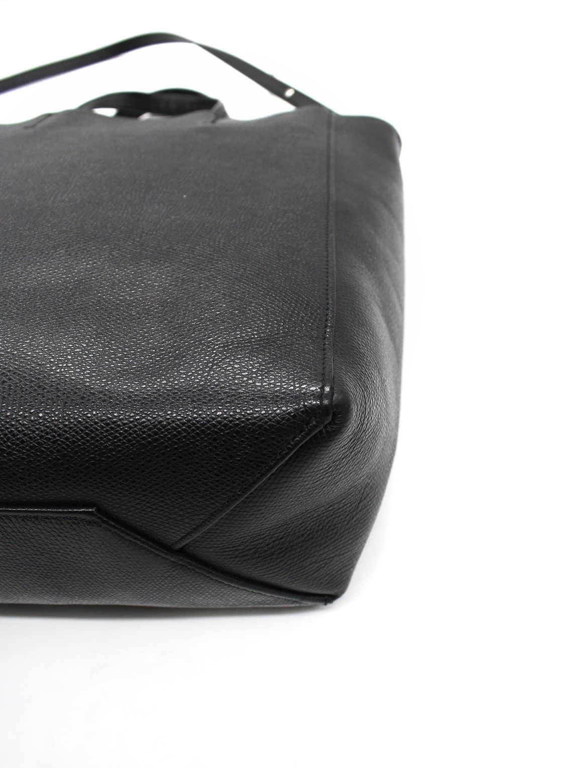 Borsa Céline Cabas Vertical In Pelle Nera thumb