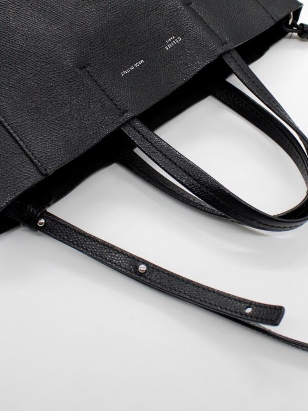 Borsa Céline Cabas Vertical In Pelle Nera