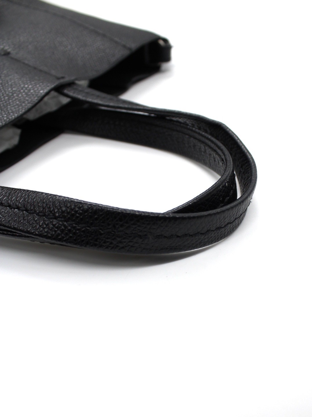 Borsa Céline Cabas Vertical In Pelle Nera thumb