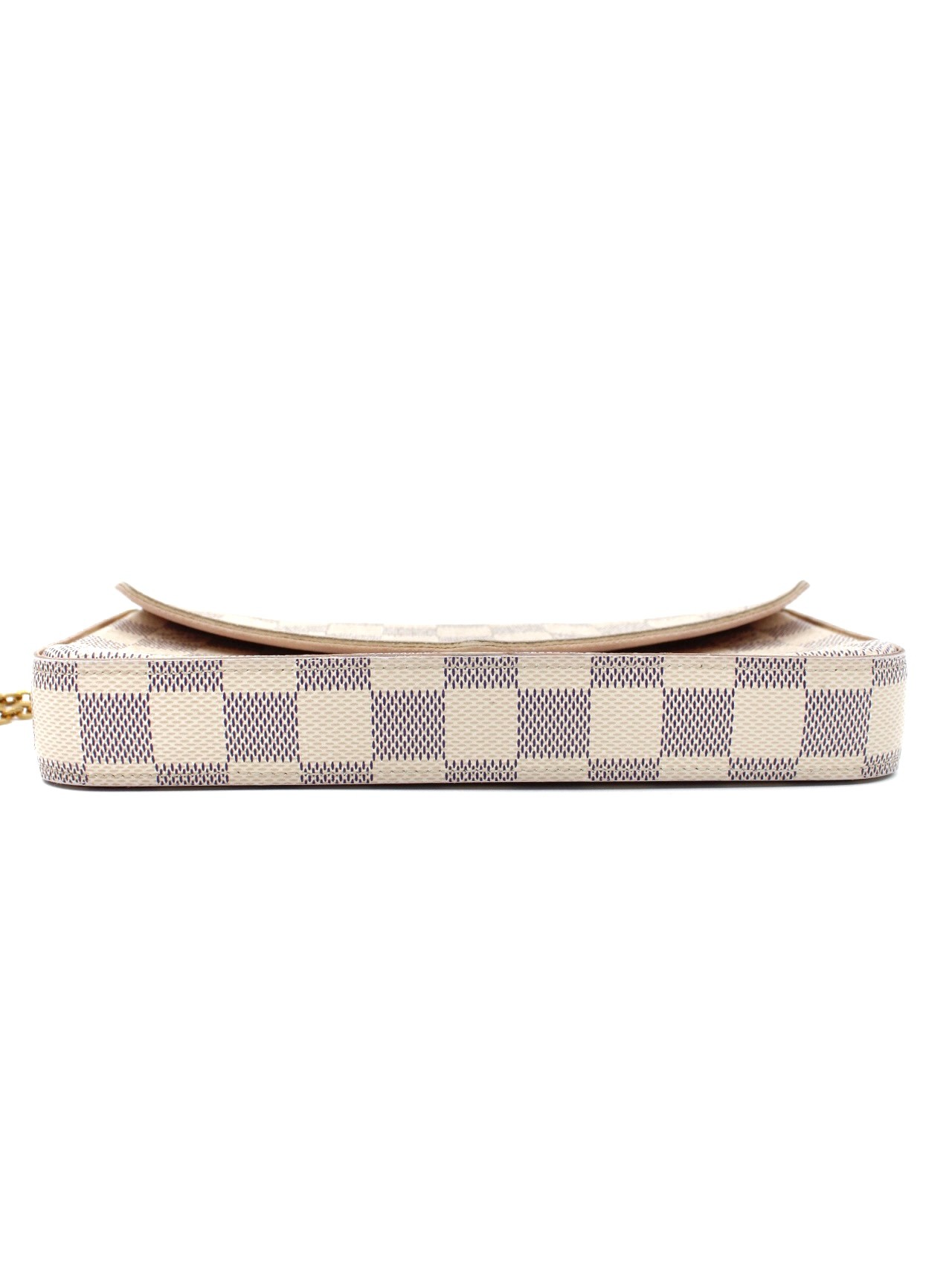 Tracolla Louis Vuitton Félicie in Damier Azur thumb