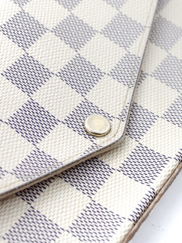 Tracolla Louis Vuitton Félicie in Damier Azur