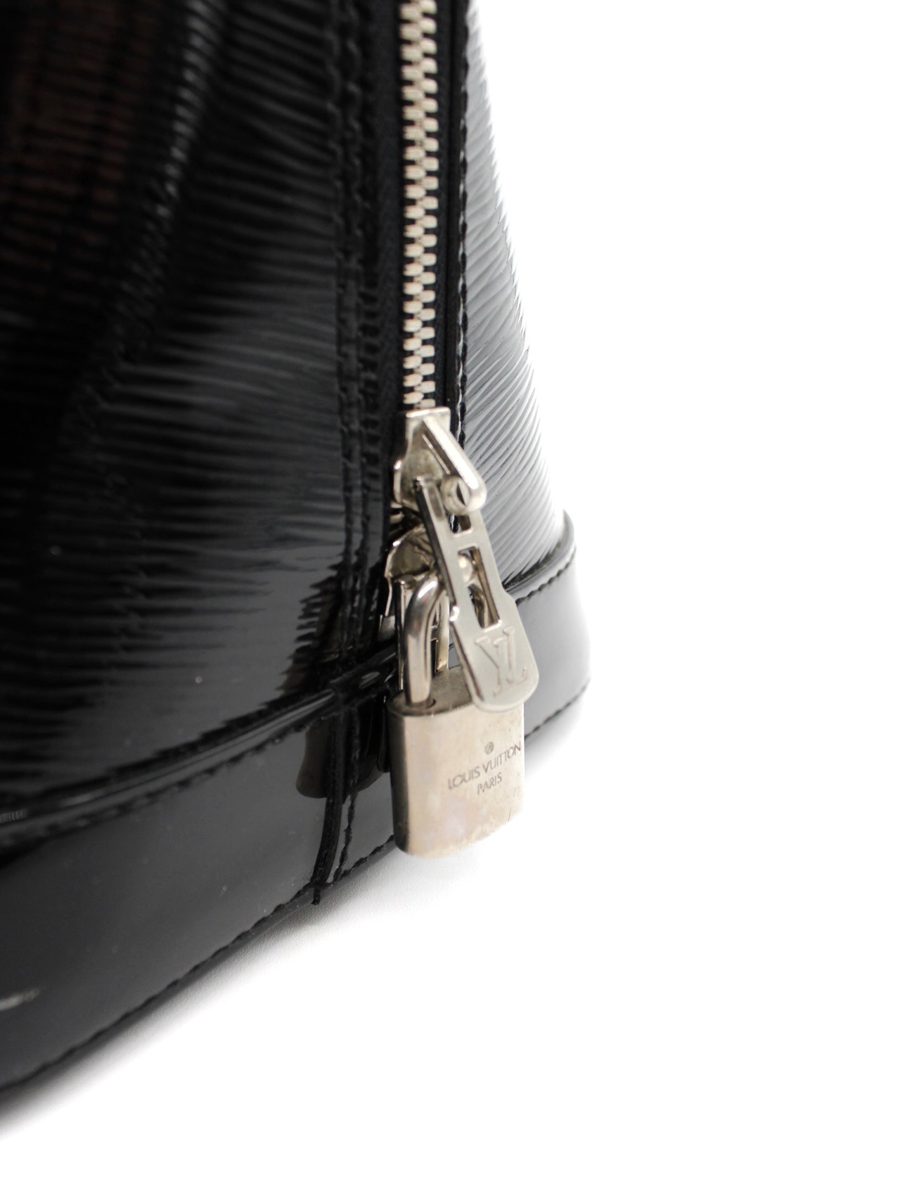 Borsa Louis Vuitton Alma in Pelle Epi Nera Electric thumb