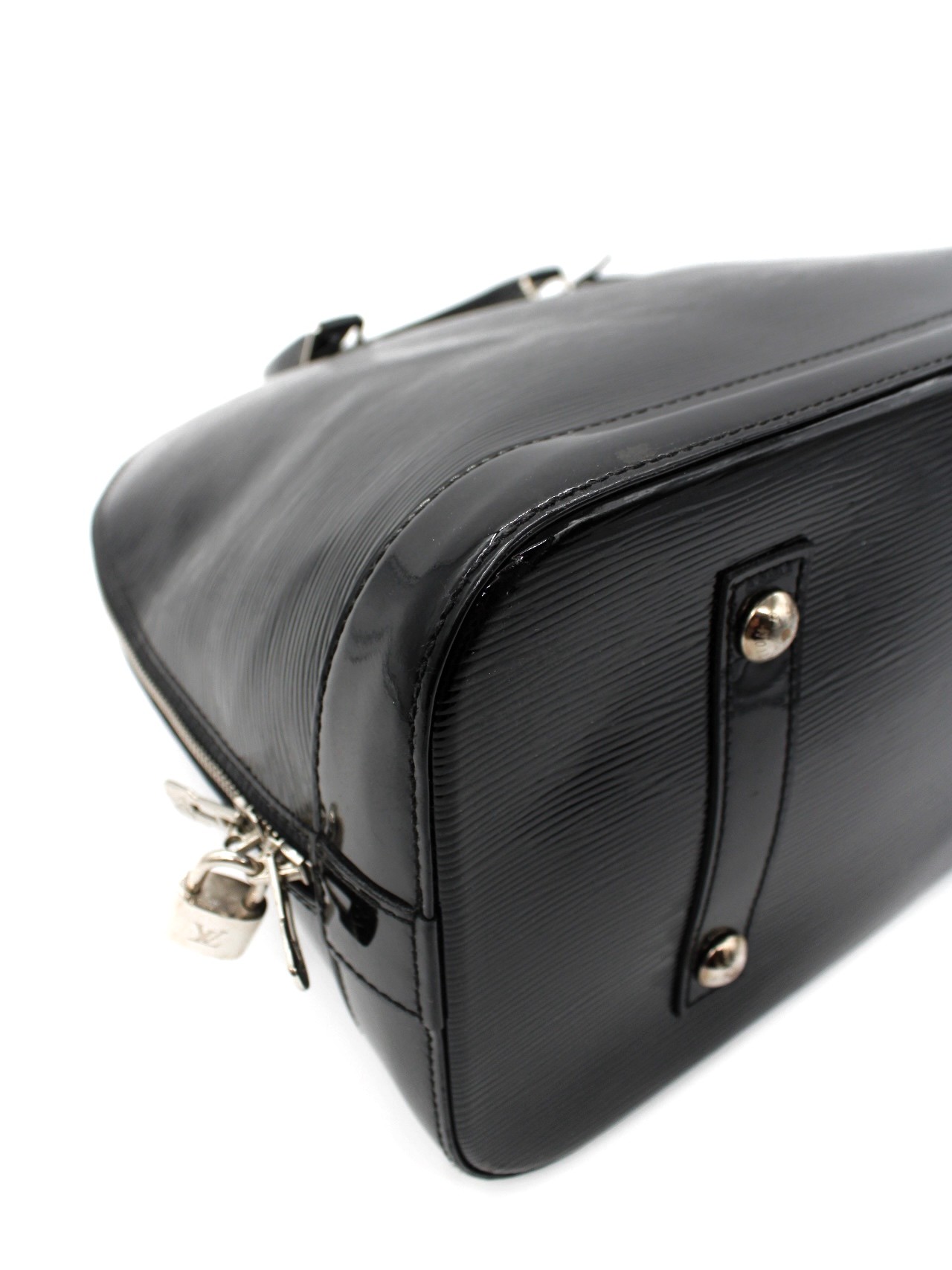 Borsa Louis Vuitton Alma in Pelle Epi Nera Electric thumb