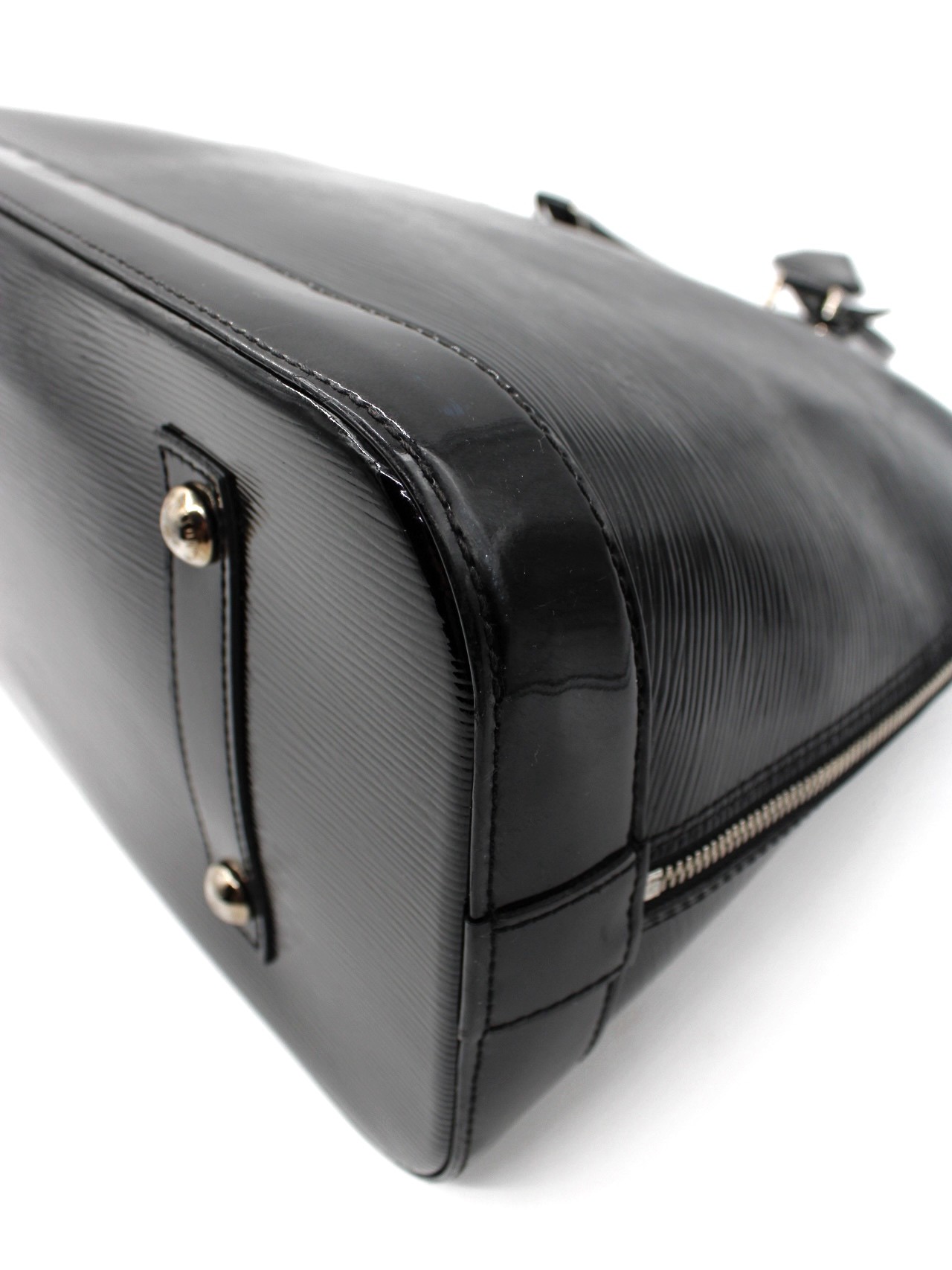 Borsa Louis Vuitton Alma in Pelle Epi Nera Electric thumb