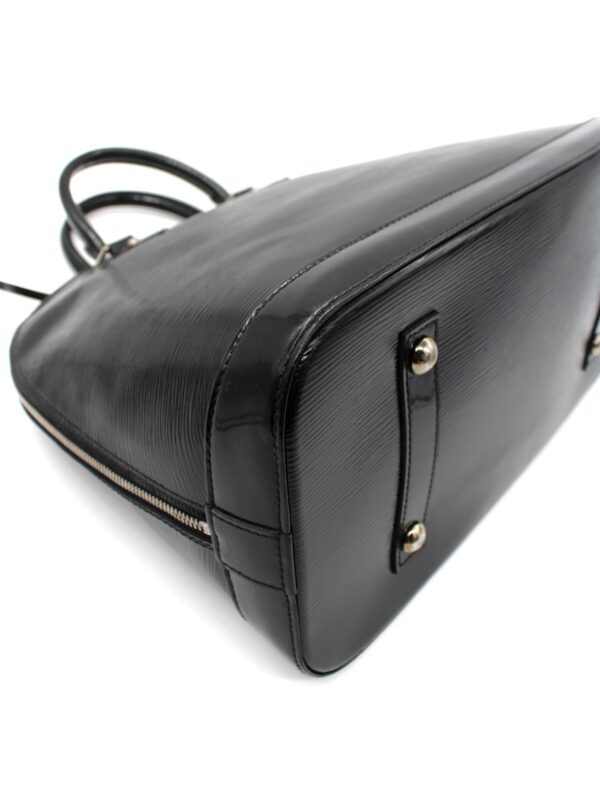 Borsa Louis Vuitton Alma in Pelle Epi Nera Electric