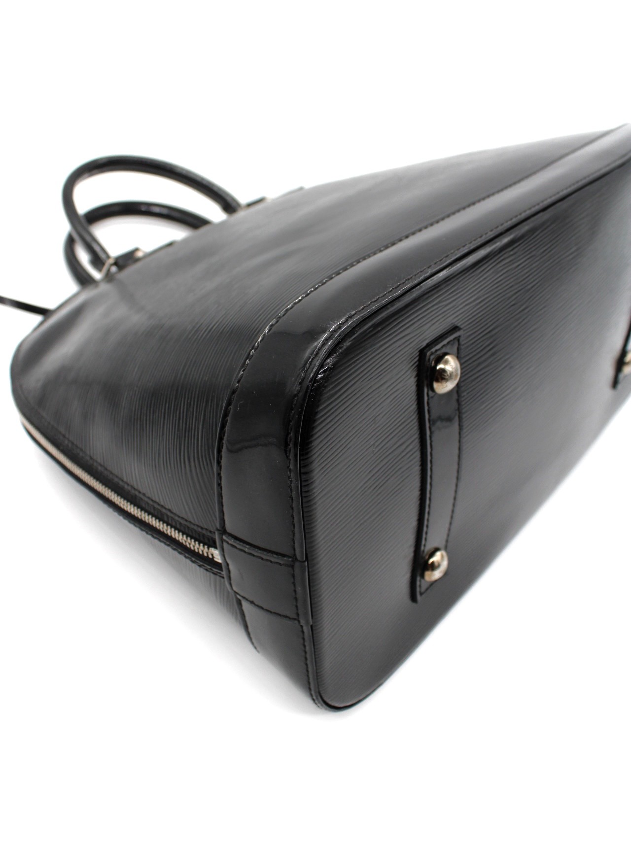 Borsa Louis Vuitton Alma in Pelle Epi Nera Electric thumb