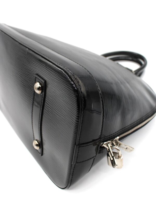 Borsa Louis Vuitton Alma in Pelle Epi Nera Electric